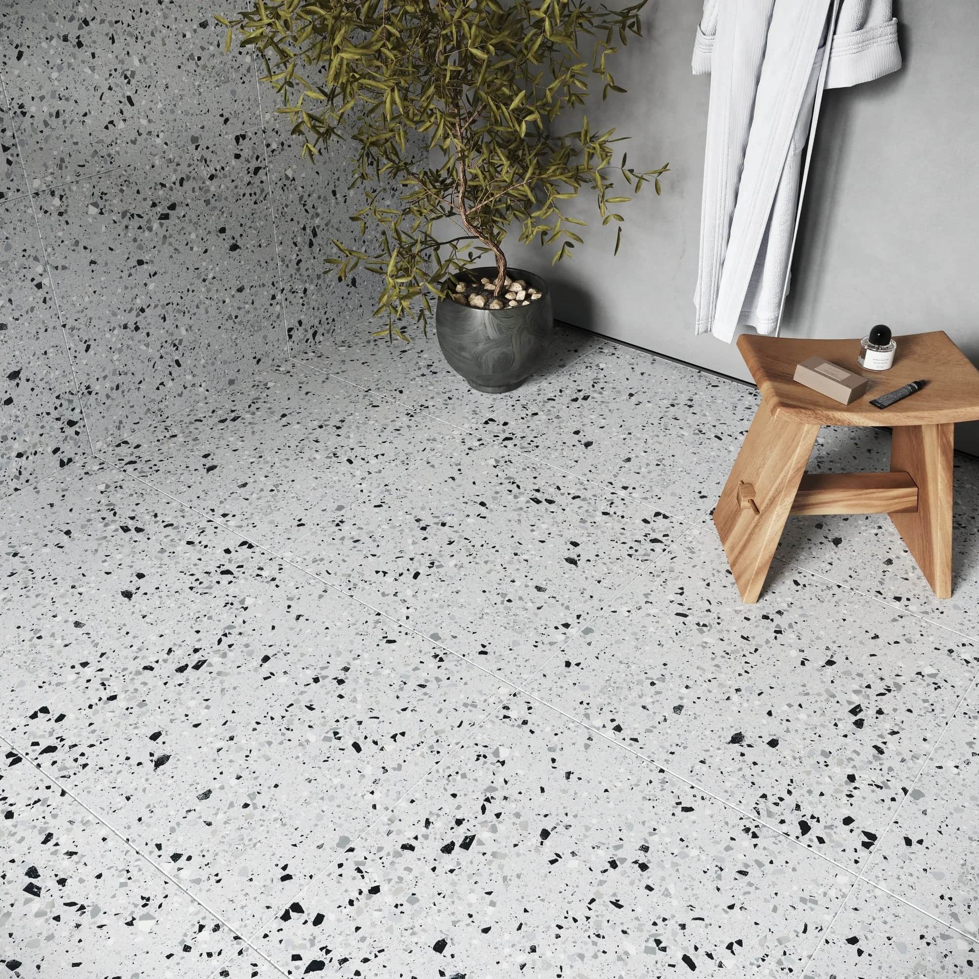 Modern terrazzo flooring in Riyadh