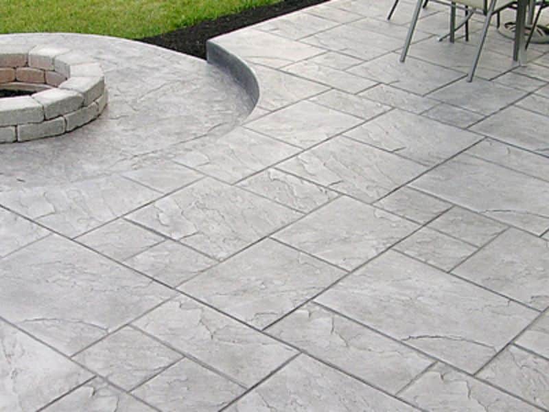 Stamped Concrete Outdoor Surface in Saudi Arabia
