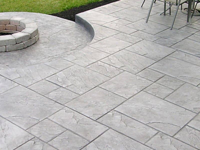 Stamped Concrete Outdoor Surface in Saudi Arabia