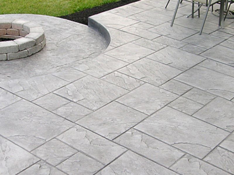 Stamped Concrete Outdoor Surface in Saudi Arabia