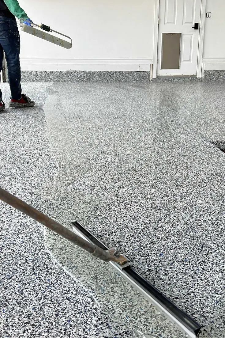 Shore D durometer hardness testing on terrazzo matrix before grinding authorisation